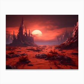 Red Desert Canvas Print