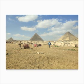 Giza Pyramids 2 Canvas Print