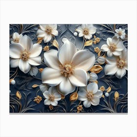 Magnolia Flowers 10 Canvas Print