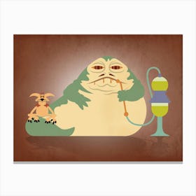 Jabba The Hut Canvas Print