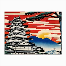 Japanese Pagoda Canvas Print