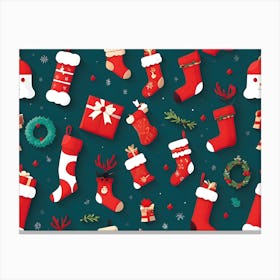 Christmas Stockings Canvas Print