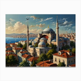  Istanbul City 1  Canvas Print