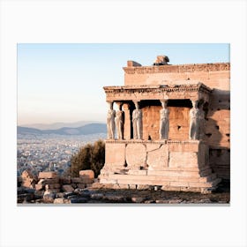 Acropolis Sunset (Ερέχθειο)  Canvas Print