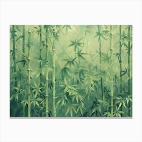 Bamboo Forest 13 Canvas Print