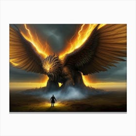 Raptor Called The Reaper Canvas Print