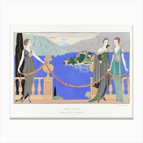 Isola Bella Robes Du Soir De Redfern (1914), George Barbier Canvas Print