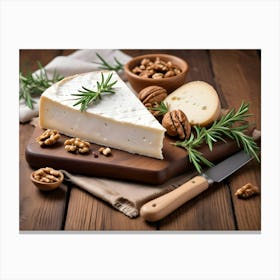 Cheese And Nuts Canvas Print