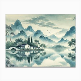 Chinese Landscape Canvas Print