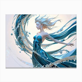 Mermaid 6 Canvas Print