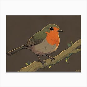 Robin 27 Canvas Print