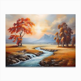 Landscape Painting Canvas Print