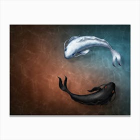 Koi Fish Canvas Print