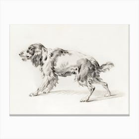 Standing Barking Dog, Jean Bernard Canvas Print