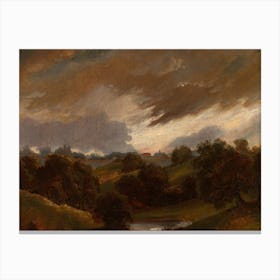 Hampstead, Stormy Sky, John Constable Canvas Print