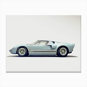 Ford Gt40 Sport Car Style Canvas Print
