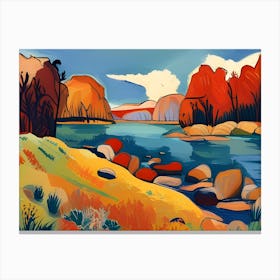 Yosemite River Canvas Print