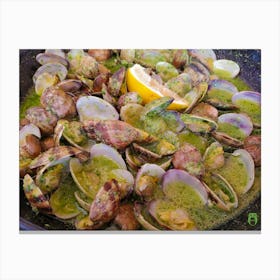 Clams In Lemon Sauce 20220227 106ppub Canvas Print