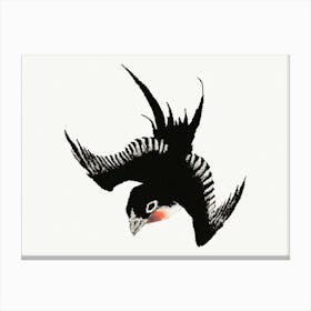 Hokusai Bird In Flight Canvas Print