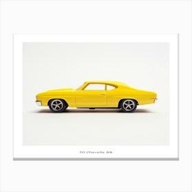 Toy Car 70 Chevelle Ss Yellow Poster Canvas Print