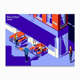 Balham London Canvas Print