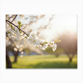 Blossoming Cherry Tree 1 Canvas Print