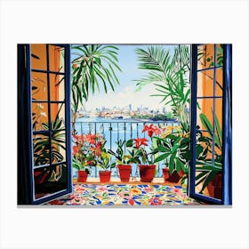 Open Window Matisse Landscape Canvas Print