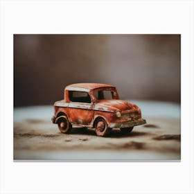 Rusty Toy Car Canvas Print