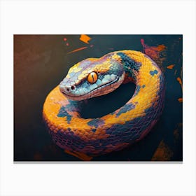 Snake Animal Abstract Canvas Print