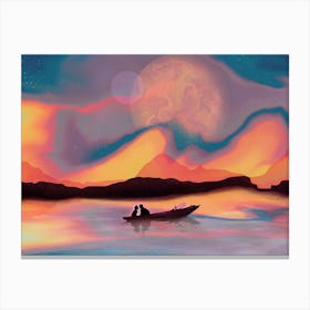 Sunset Stargazing Canvas Print