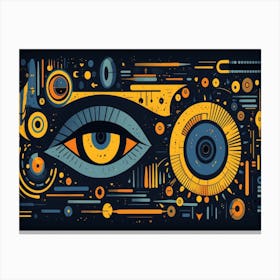 Eye Of God 4 Canvas Print