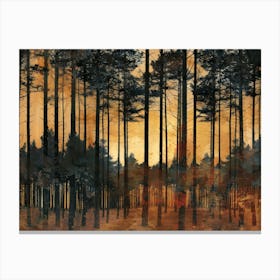 Forest Collage 9 Canvas Print