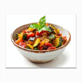 Vegetable Dish In A Bowl 2 Canvas Print