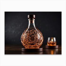 Bottle Of Whiskey Canvas Print