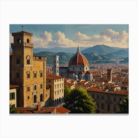  Florence City 3  Canvas Print