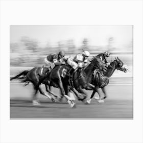 Horse Racing At Queen's Plate Canvas Print