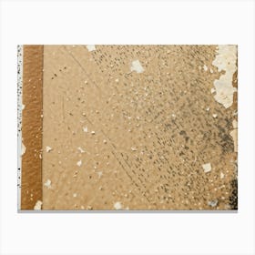 Vintage Inspired Closeup Of A Cardboard Greeting Card Surface Imprinted With A Retro Grunge Pattern (4) Canvas Print