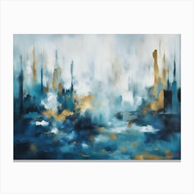 Skyline Blues Canvas Print