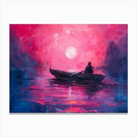 Sunset In Venice Canvas Print