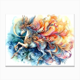 Unicorn Painting 7 Canvas Print