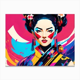 Geisha 115 Canvas Print