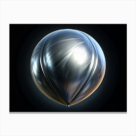 Metallic Sphere With A Subtle Shine Canvas Print