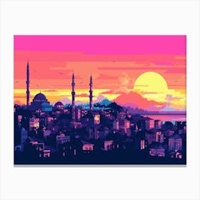 Istanbul Skyline 2 Canvas Print