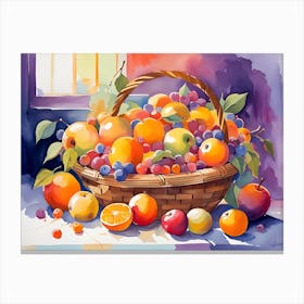 Fruit Basket Canvas Print