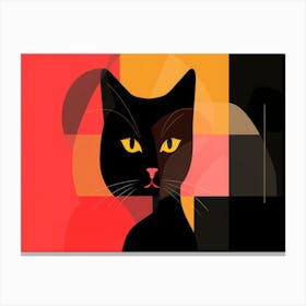 Abstract Cat 7 Canvas Print
