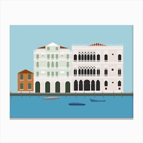 Venice, Italy Canals Canvas Print