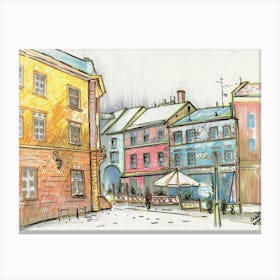 Lublin Old Town Canvas Print