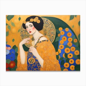 Gustav Klimt Lady In Gold Canvas Print