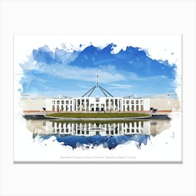 Australian Parliament House, Canberra, Australian Capital Territory Canvas Print