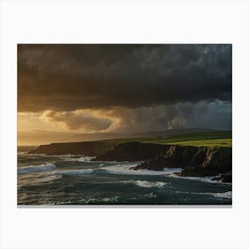 Stormy Sky Over Ireland 2 Canvas Print